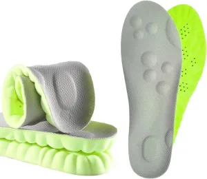 3D Sneaker Insoles Cloud Sole with Excellent Shock Absorption and Cushioning for Men and Women Comfortable Feet Relief Insoles (2Pair, Men US 10.5-13)