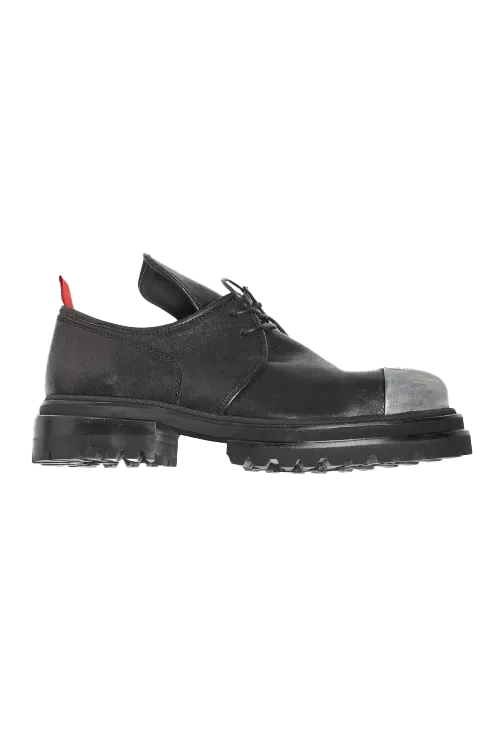 424 Steel Toe Derbies In Black