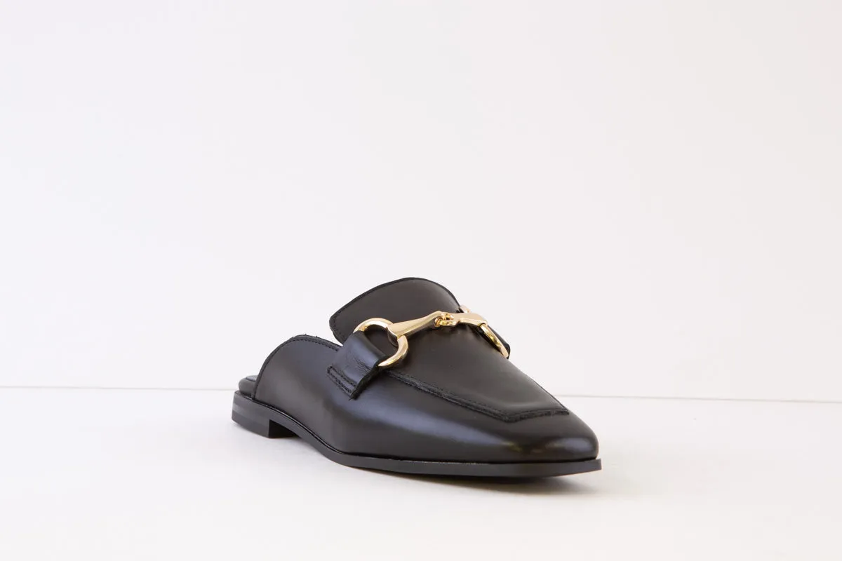ALPE - 2306 17 05 FLAT FASHION MULE - BLACK
