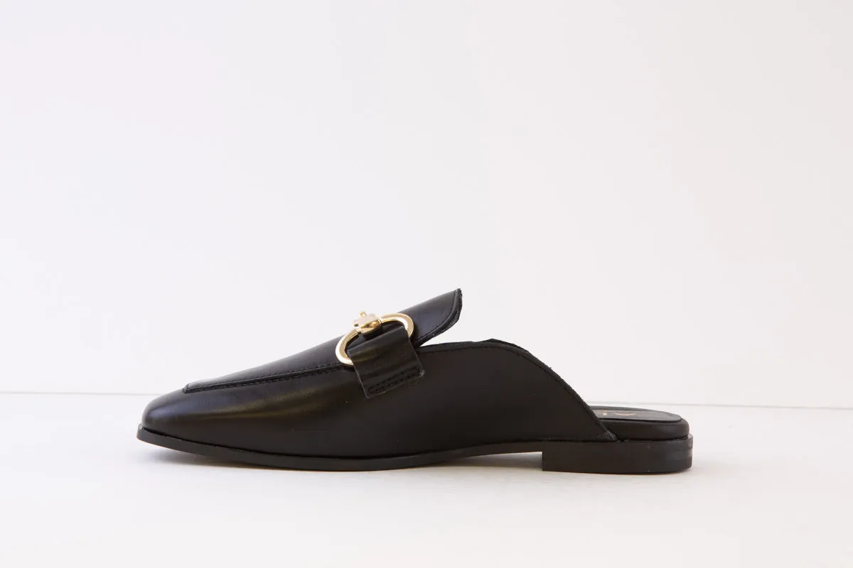 ALPE - 2306 17 05 FLAT FASHION MULE - BLACK
