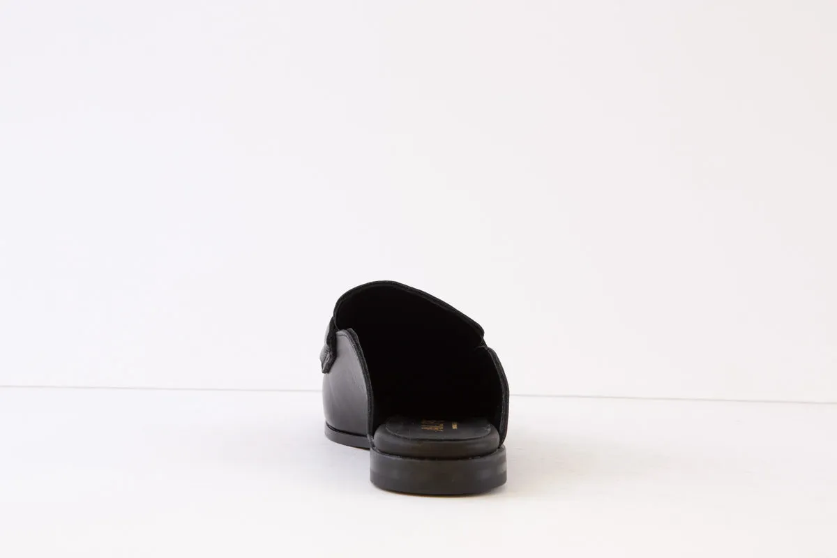 ALPE - 2306 17 05 FLAT FASHION MULE - BLACK