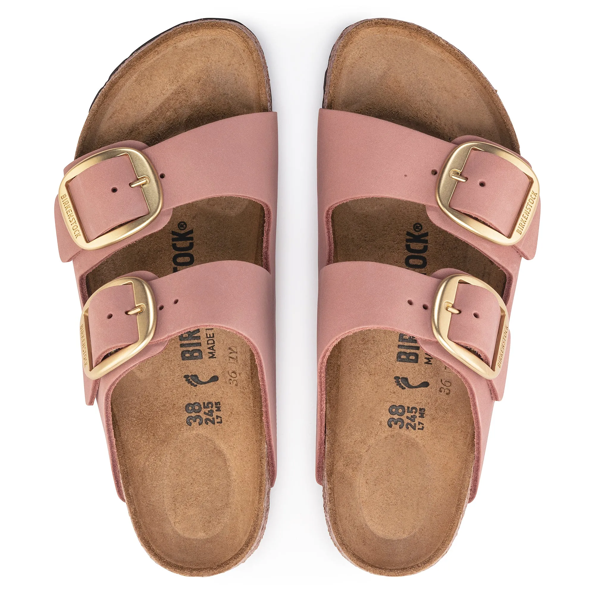 Birkenstock Arizona Big Buckle old rose nubuck
