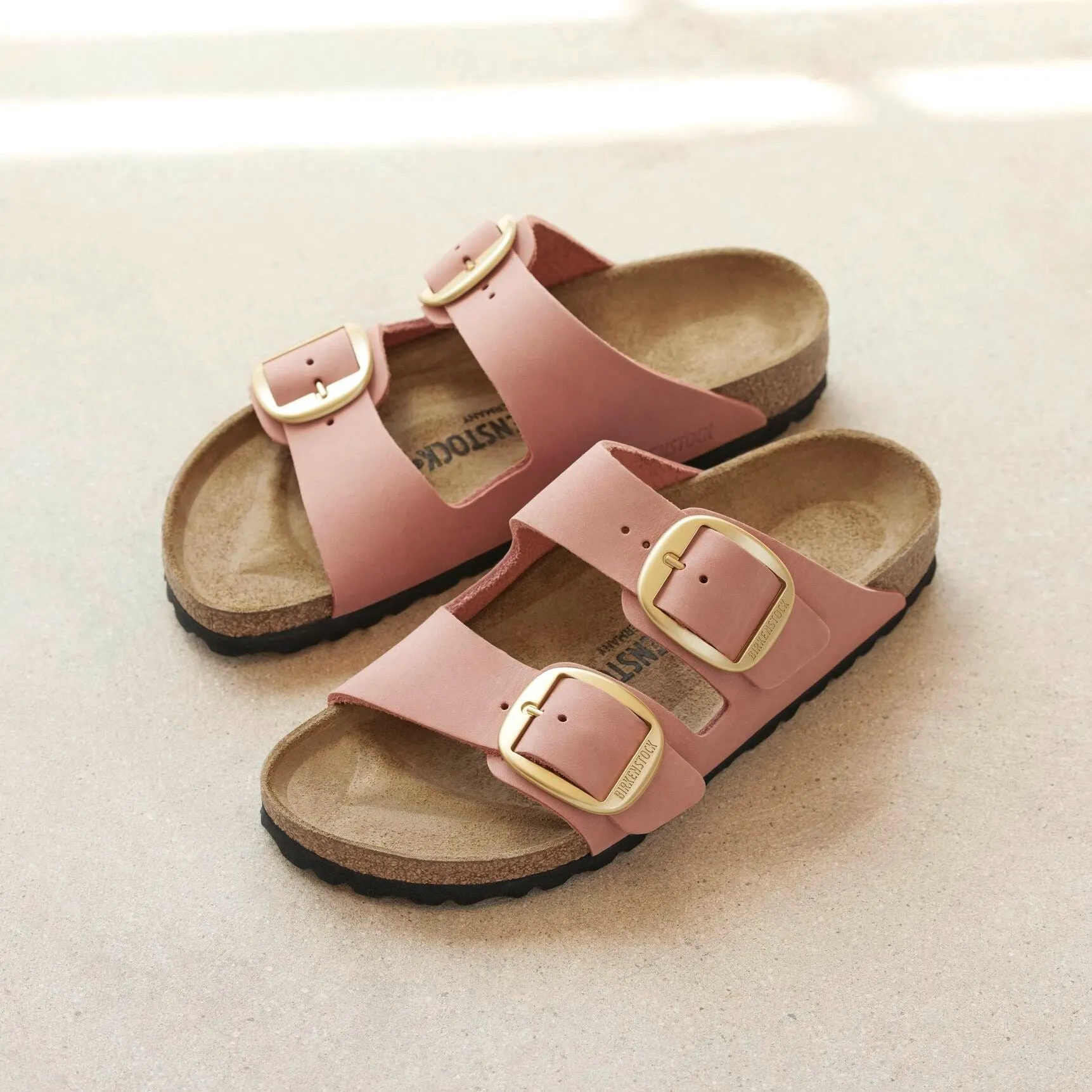 Birkenstock Arizona Big Buckle old rose nubuck
