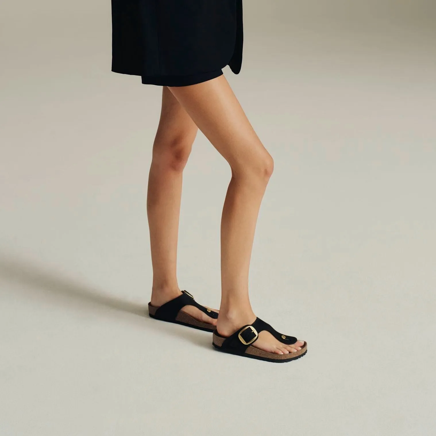 Birkenstock Gizeh Big Buckle black nubuck
