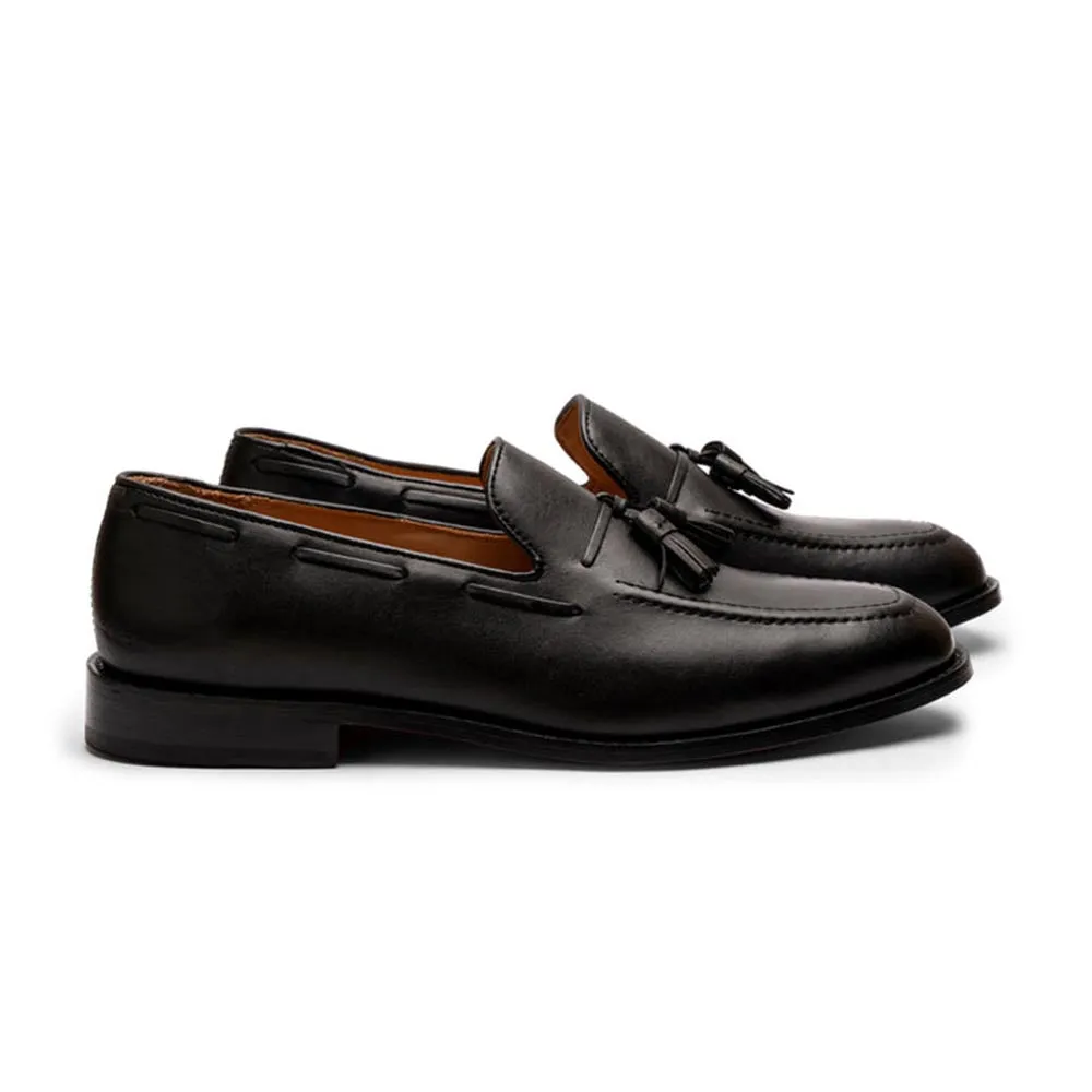 Black Classic Tassel Loafer
