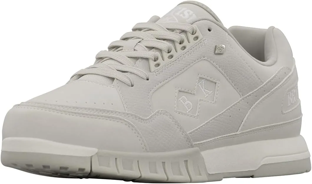 British Knights Men's Metros Sneaker, Light Grey/White, 10.5