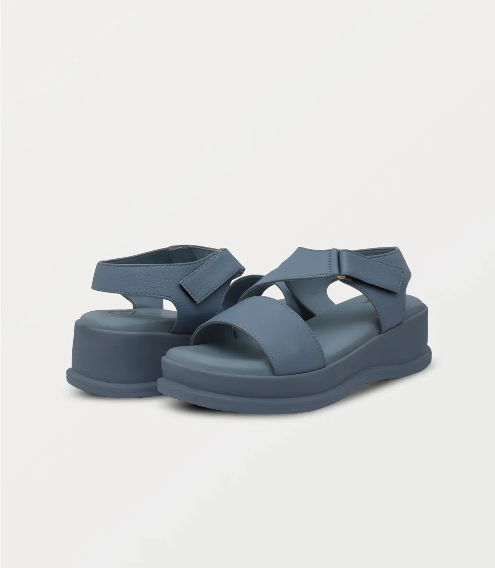 BW10296-ENG BLUE-Women Sandal