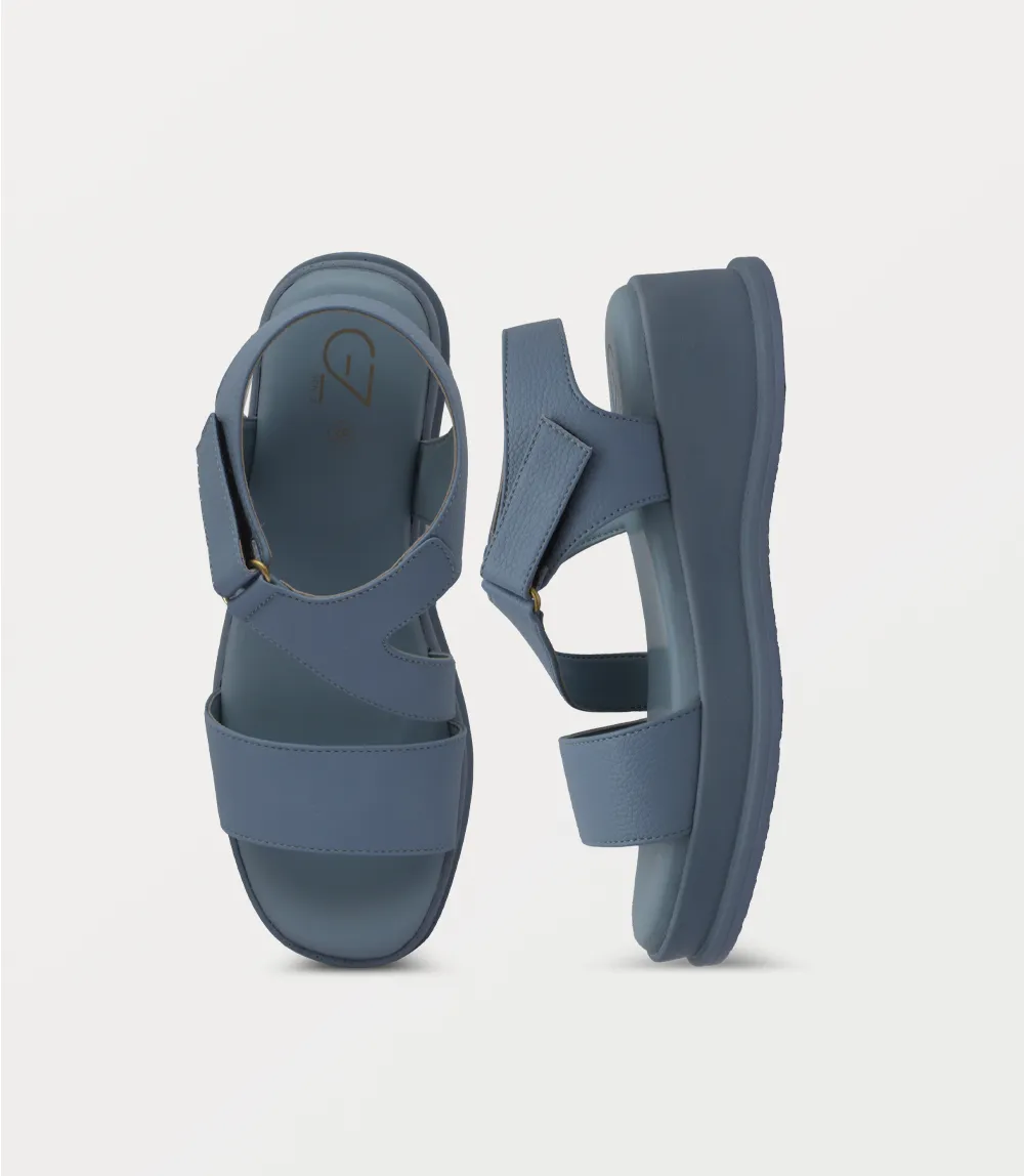 BW10296-ENG BLUE-Women Sandal