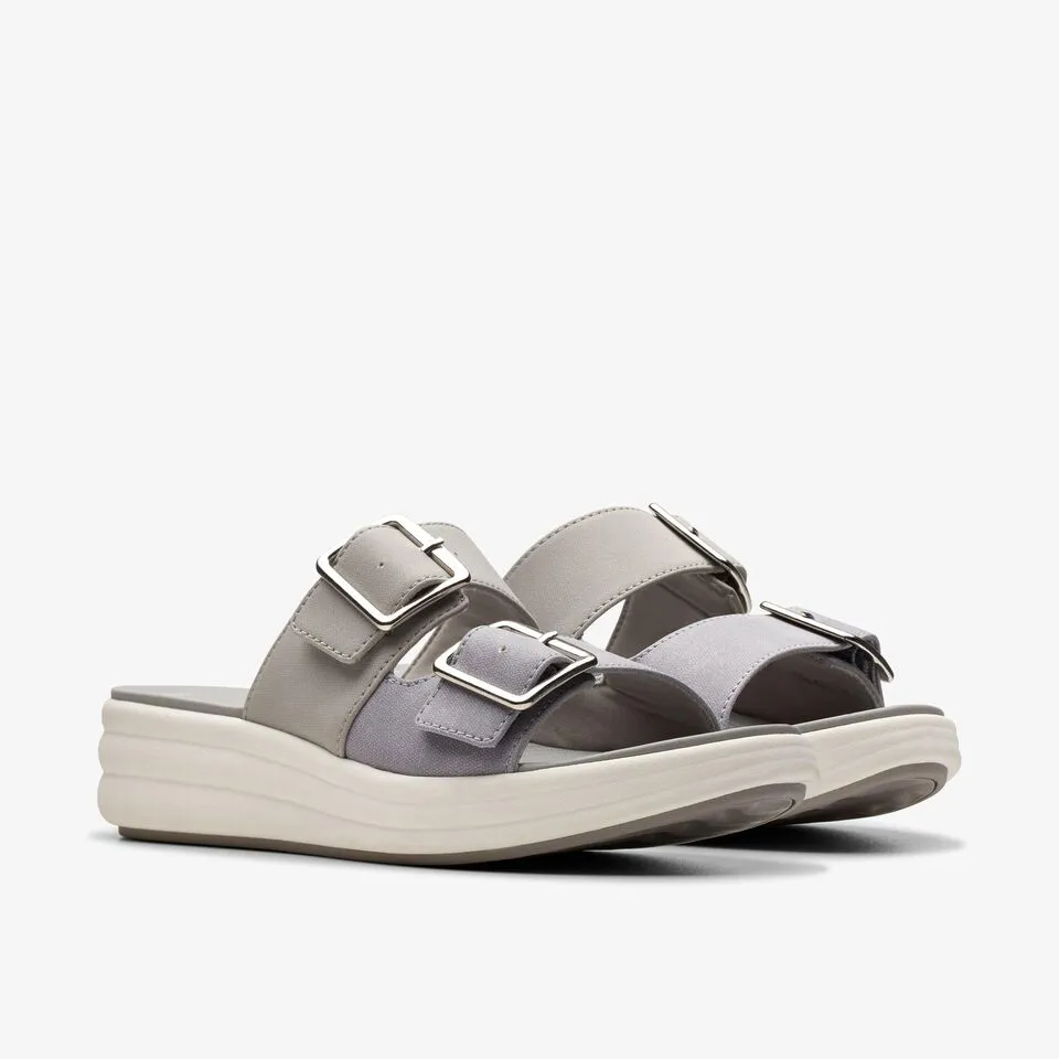 Clarks Women's Drift Buckle Lilac Combi 26177851