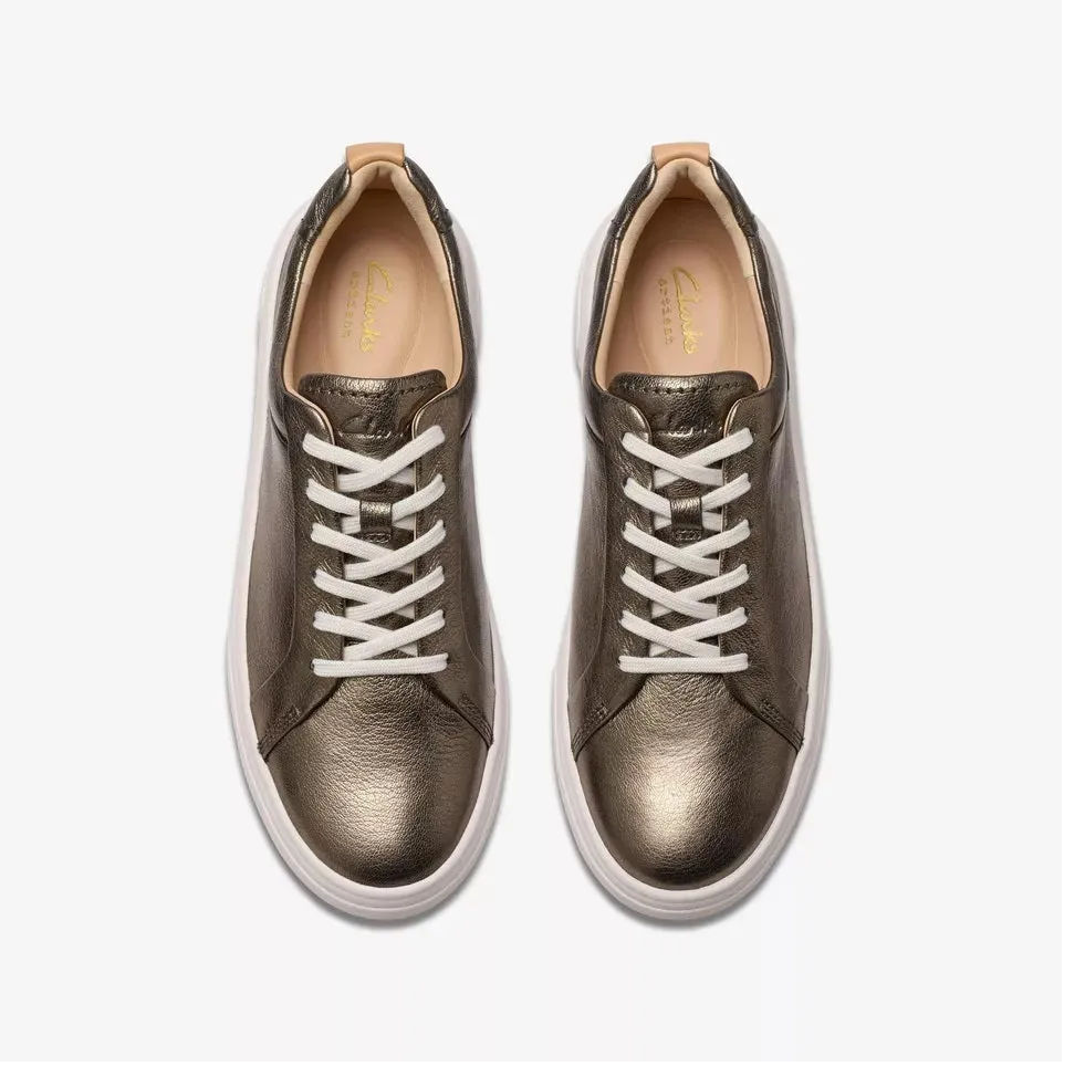 Clarks Women's Hollyhock Walk Metallic Leather 26178843