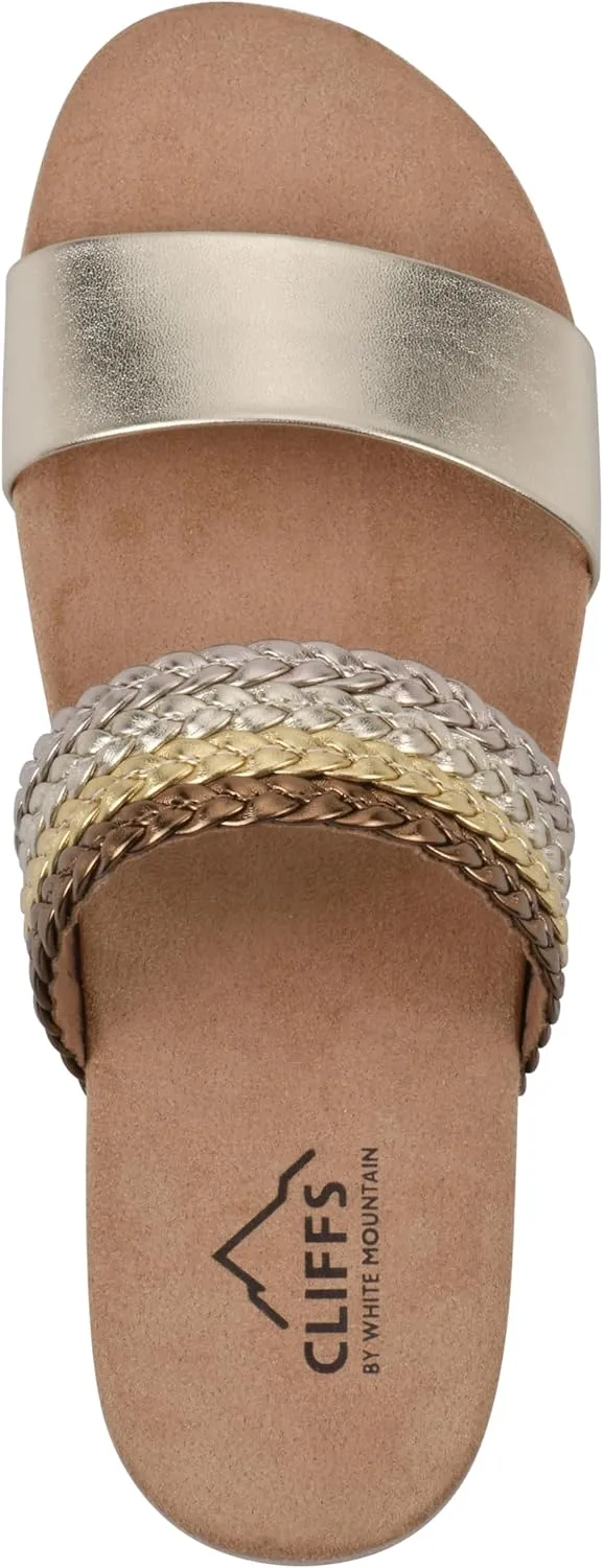 CLIFFS BY WHITE MOUNTAIN Women's Tactful Slide Sandal