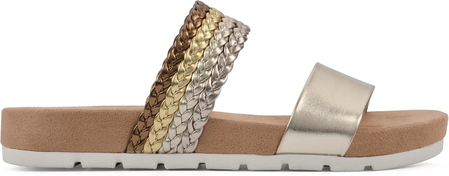 CLIFFS BY WHITE MOUNTAIN Women's Tactful Slide Sandal