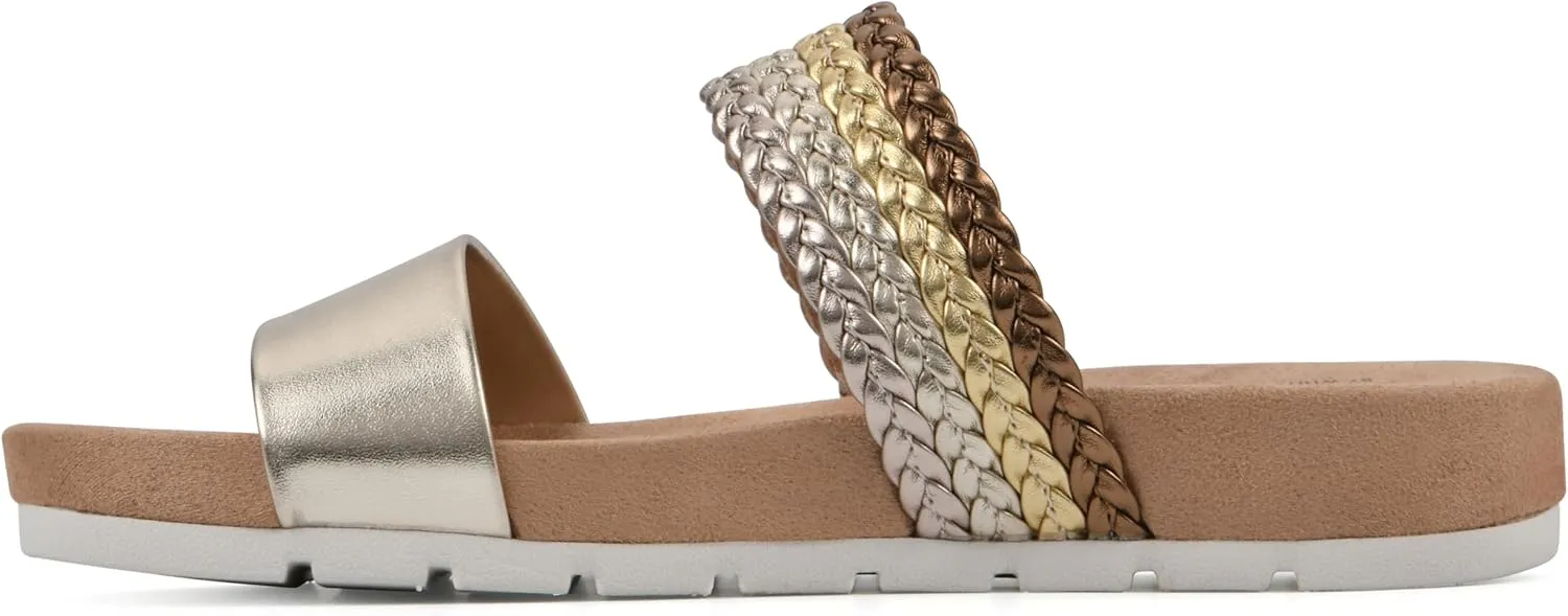 CLIFFS BY WHITE MOUNTAIN Women's Tactful Slide Sandal