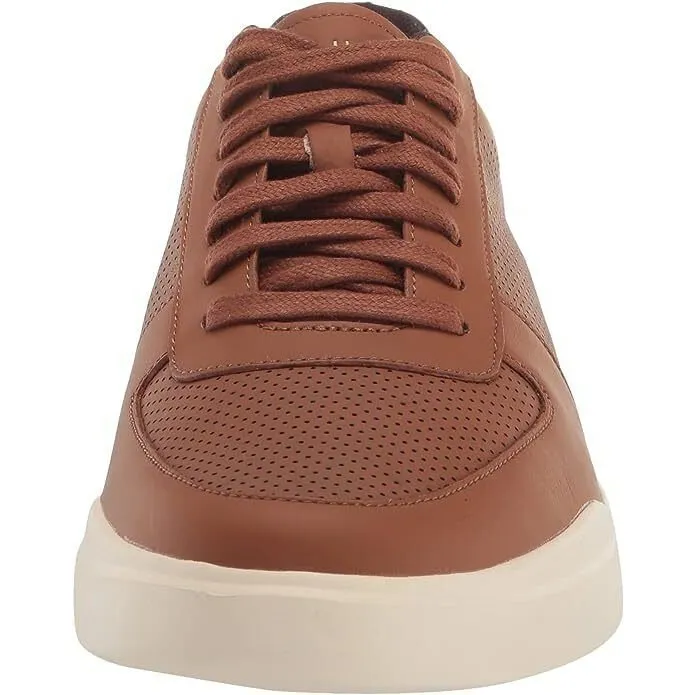 Cole Haan Men's Grand Crosscourt Modern Perf Sneaker British Tan/Ivory C35816