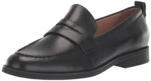 Cole Haan Women's Stassi Penny Loafer, Black Leather, 9