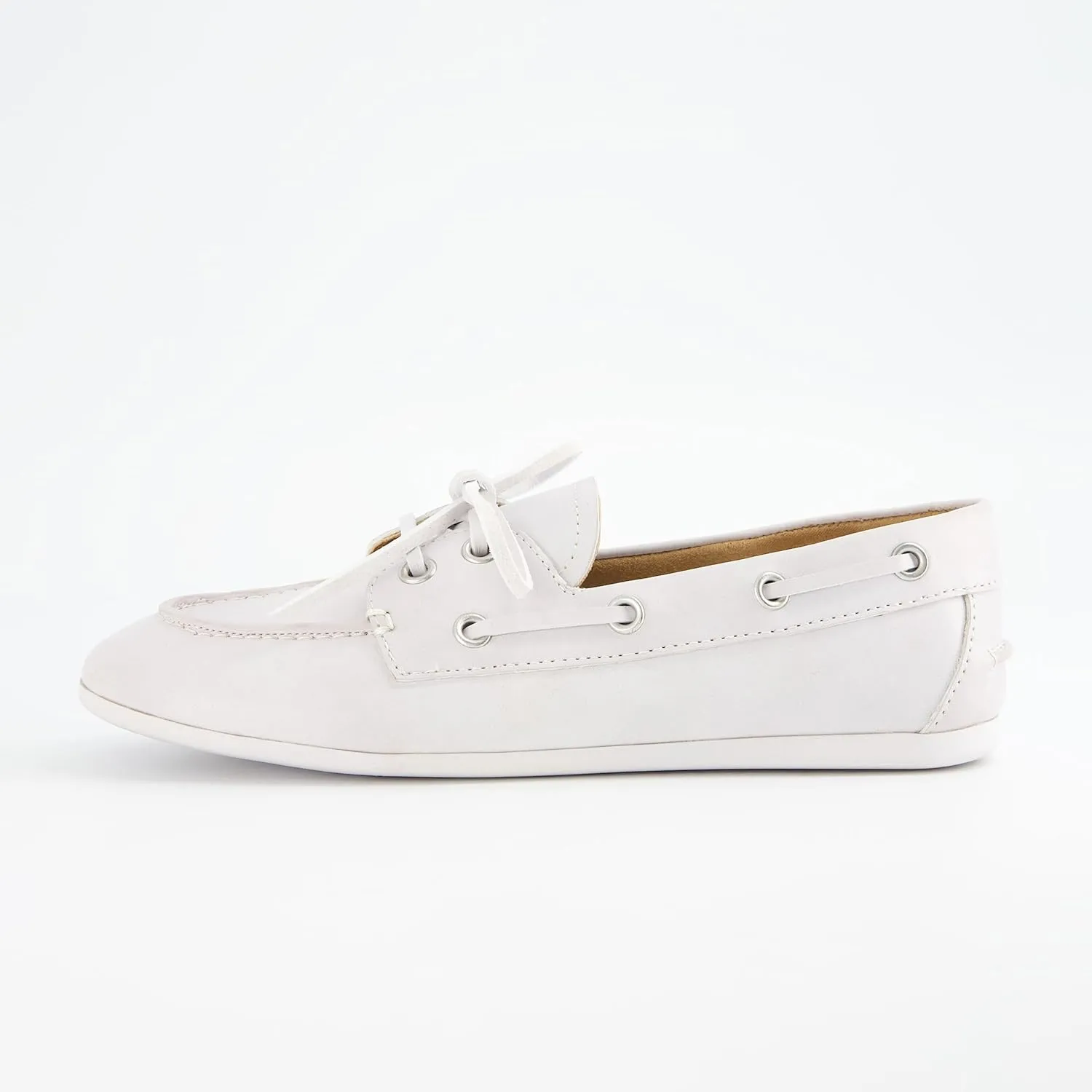 CUSHIONAIRE Anchor Lightweight Boat Shoes for Women | Slip-On Moccasin Loafers with Nautical Design | Wide Widths Available