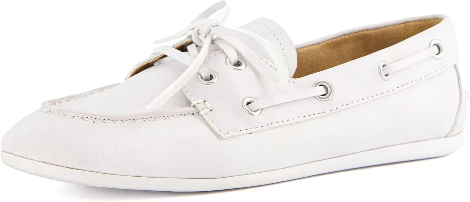 CUSHIONAIRE Anchor Lightweight Boat Shoes for Women | Slip-On Moccasin Loafers with Nautical Design | Wide Widths Available