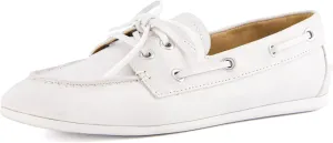 CUSHIONAIRE Anchor Lightweight Boat Shoes for Women | Slip-On Moccasin Loafers with Nautical Design | Wide Widths Available