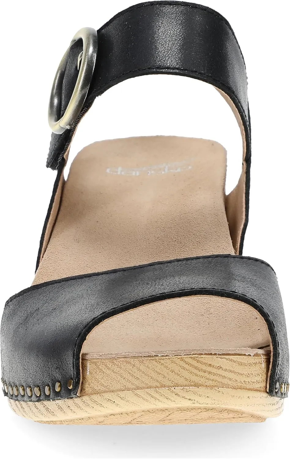 Dansko Tamra Peep Toe Sandal for Women - Quality Leathers and a Heel for a Classy, All-Day Look - Cushioned Footbed for All-Day Comfort