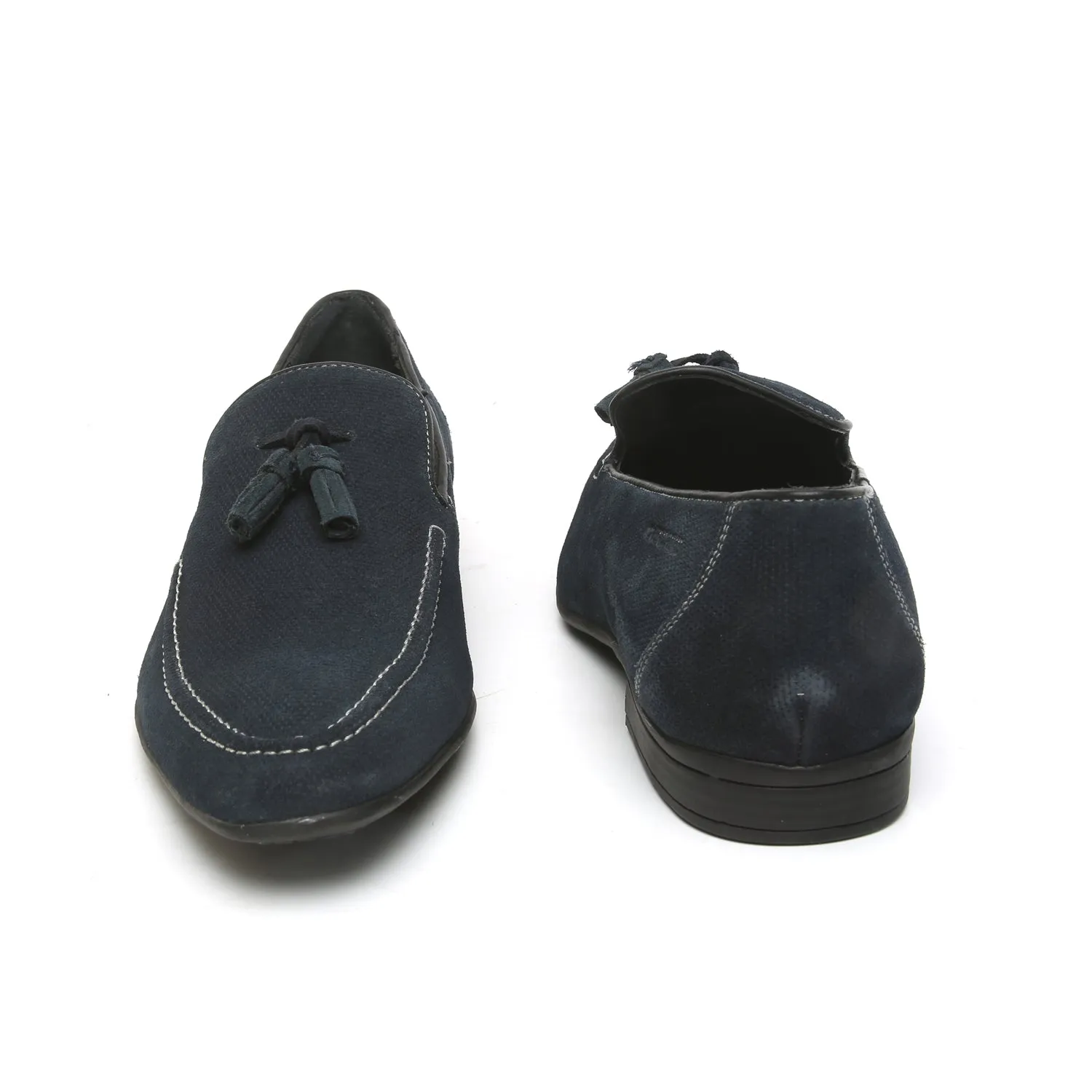 Denims Blue Loafer with Tassels