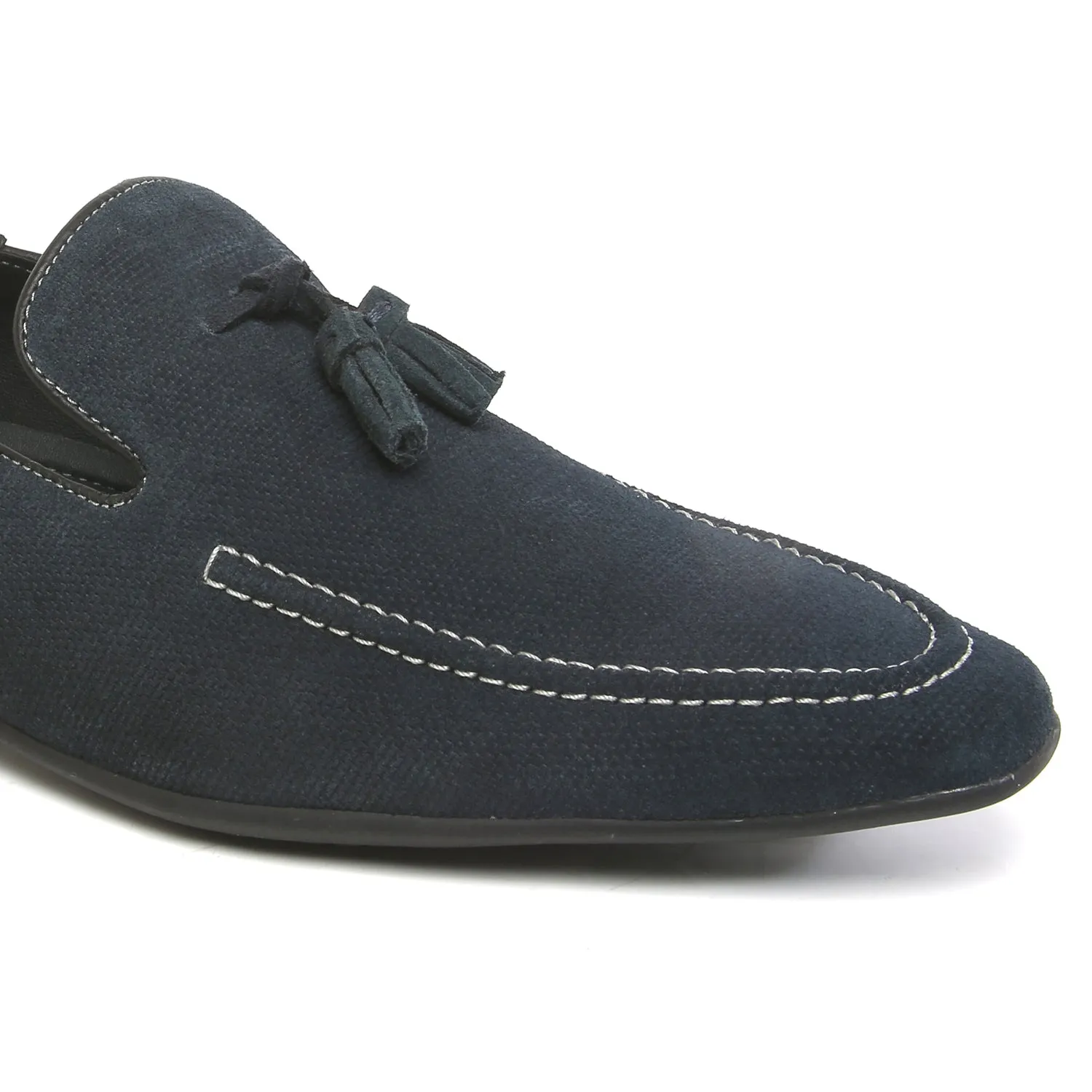 Denims Blue Loafer with Tassels