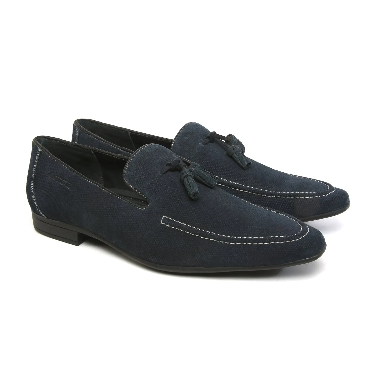 Denims Blue Loafer with Tassels