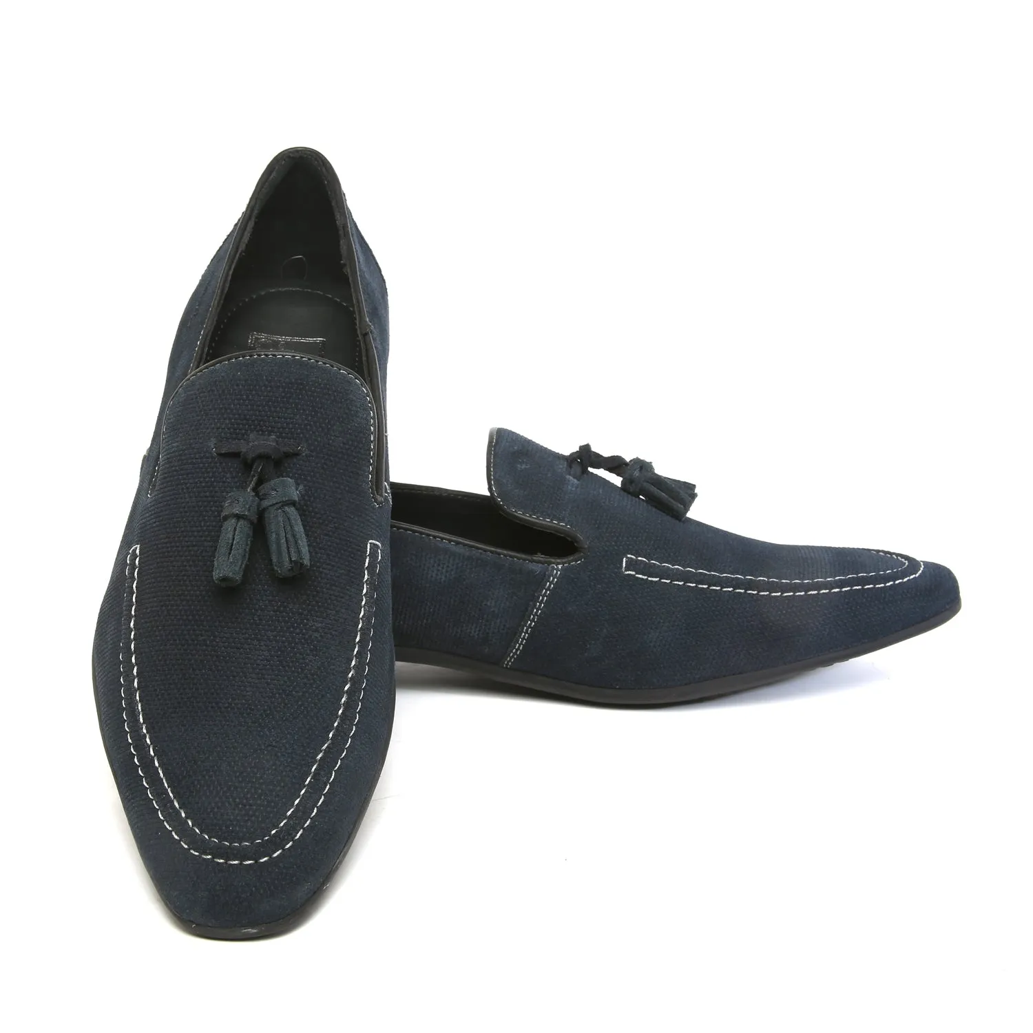 Denims Blue Loafer with Tassels