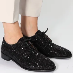 Denise Glitter Black