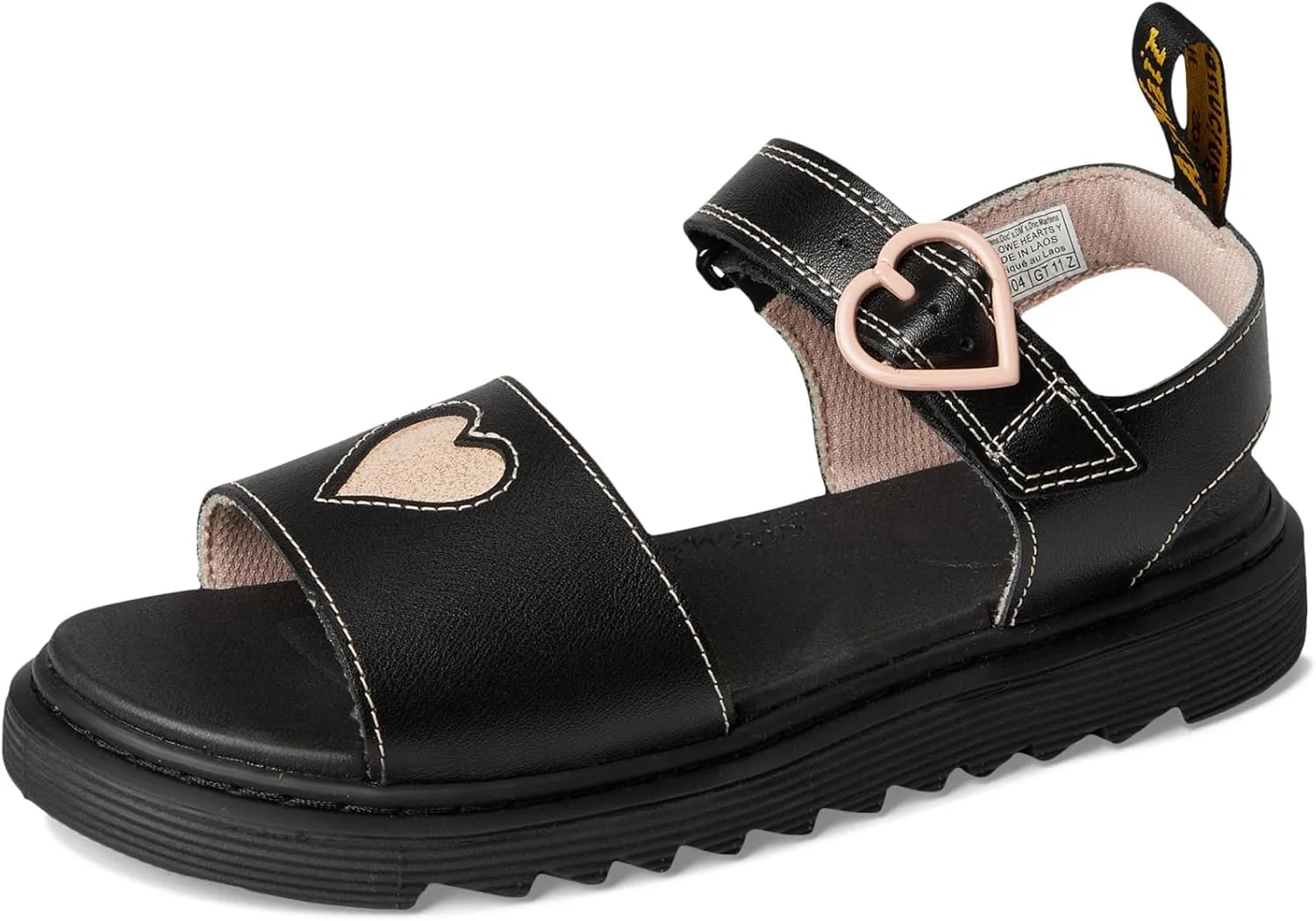 Dr. Martens Girl's Marlowe Hearts (Big Kid) Sandal