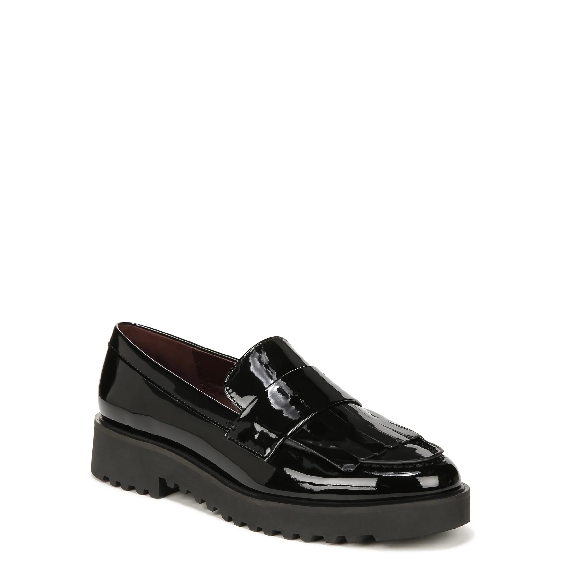 Franco Sarto Sarto Womens Calista Classic Loafer Black Patent 7.5 M