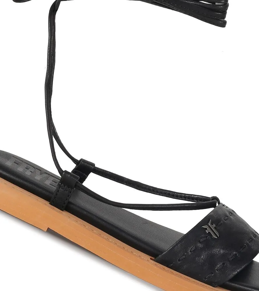 Frye Faye Ankle Tie Sandal for Women, Stylish and Comfortable Leather Design, Elegant Footwear