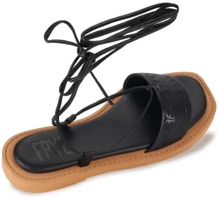 Frye Faye Ankle Tie Sandal for Women, Stylish and Comfortable Leather Design, Elegant Footwear