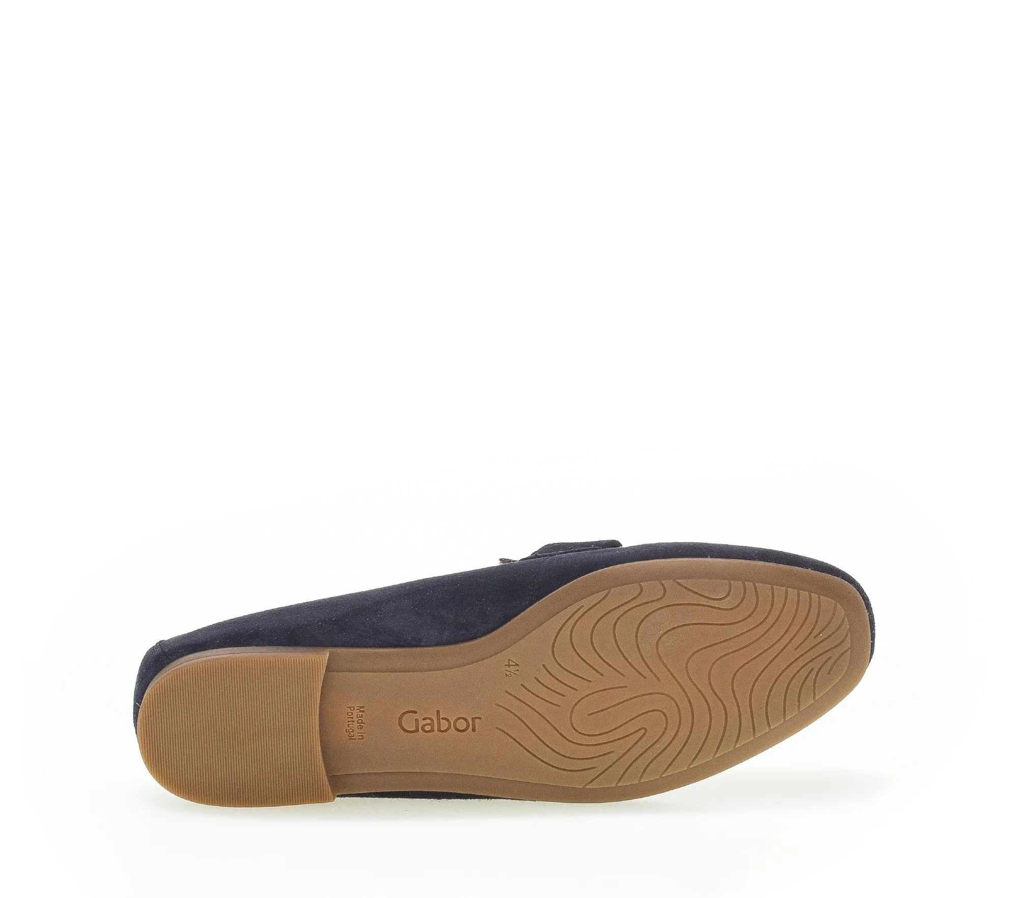 GABOR - 25.211.36 FLAT LOAFER - NAVY SUEDE