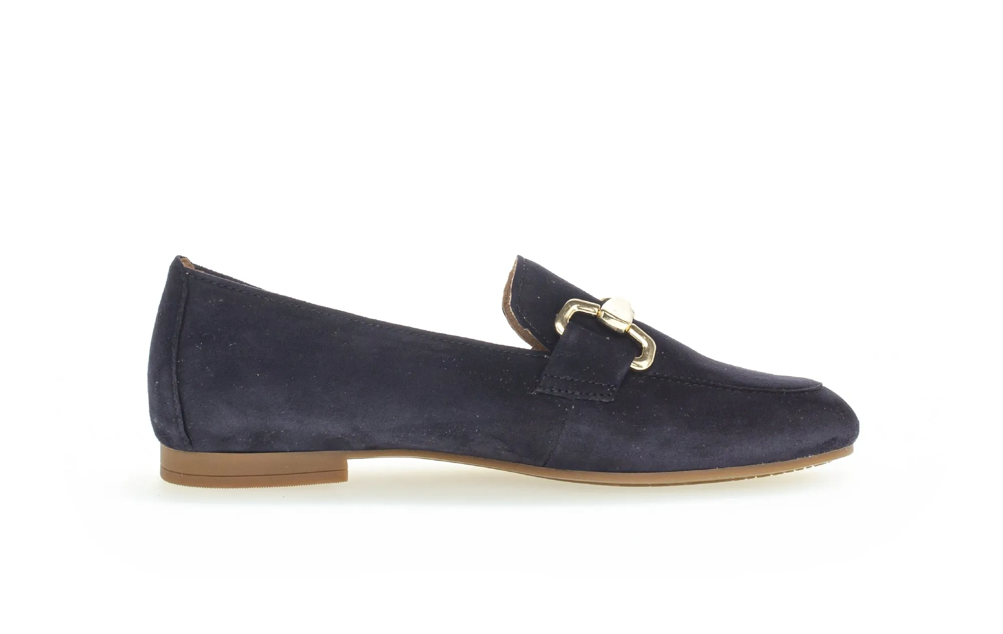 GABOR - 25.211.36 FLAT LOAFER - NAVY SUEDE