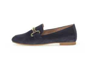 GABOR - 25.211.36 FLAT LOAFER - NAVY SUEDE