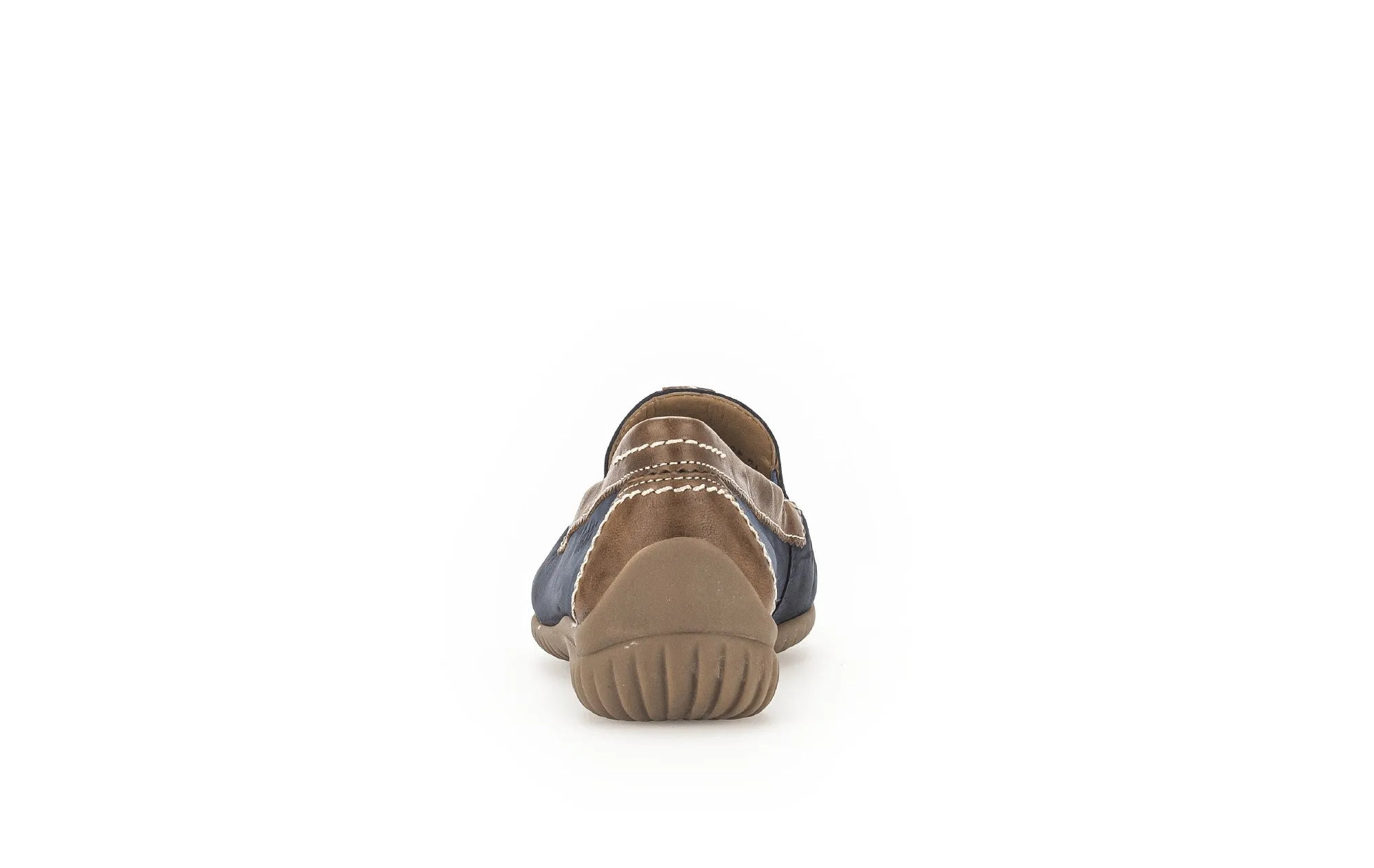 GABOR - 26.090.46 FLAT LOAFER - NAVY/TAN