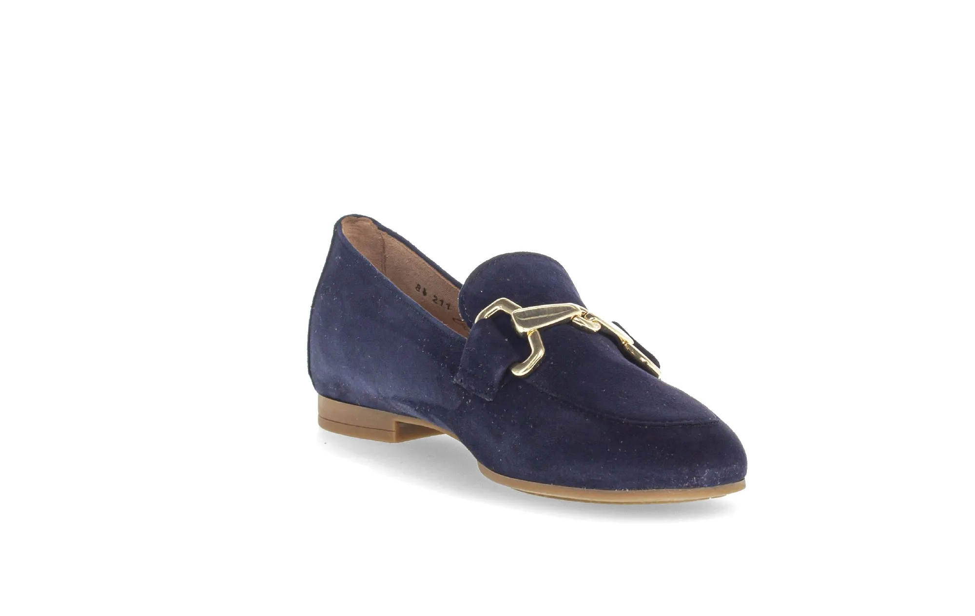 GABOR - 65.211.36 FLAT LOAFER - NAVY SUEDE