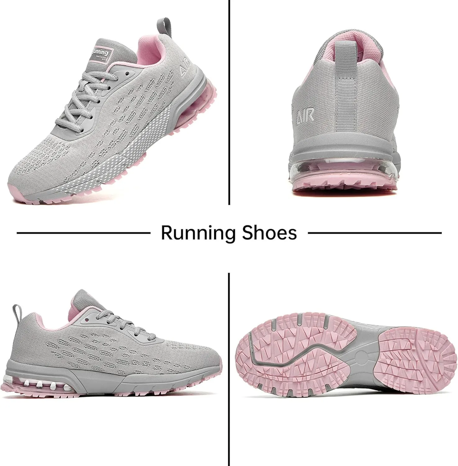 GANNOU Women's Air Athletic Running Shoes Fashion Sport Gym Jogging Tennis Fitness Sneaker US5.5-11