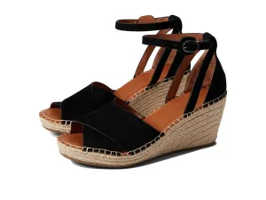 Gentle Souls by Kenneth Cole Women's Charli X Band Buckle Heeled Sandal, Black, 6.5