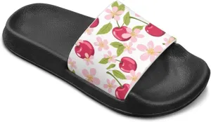 Girls Slides Sandals Anti Slip Shower Pool Sandal Ultra Comfy Open Toe Slippers for Indoor Outdoor Little Kid/Big Kid