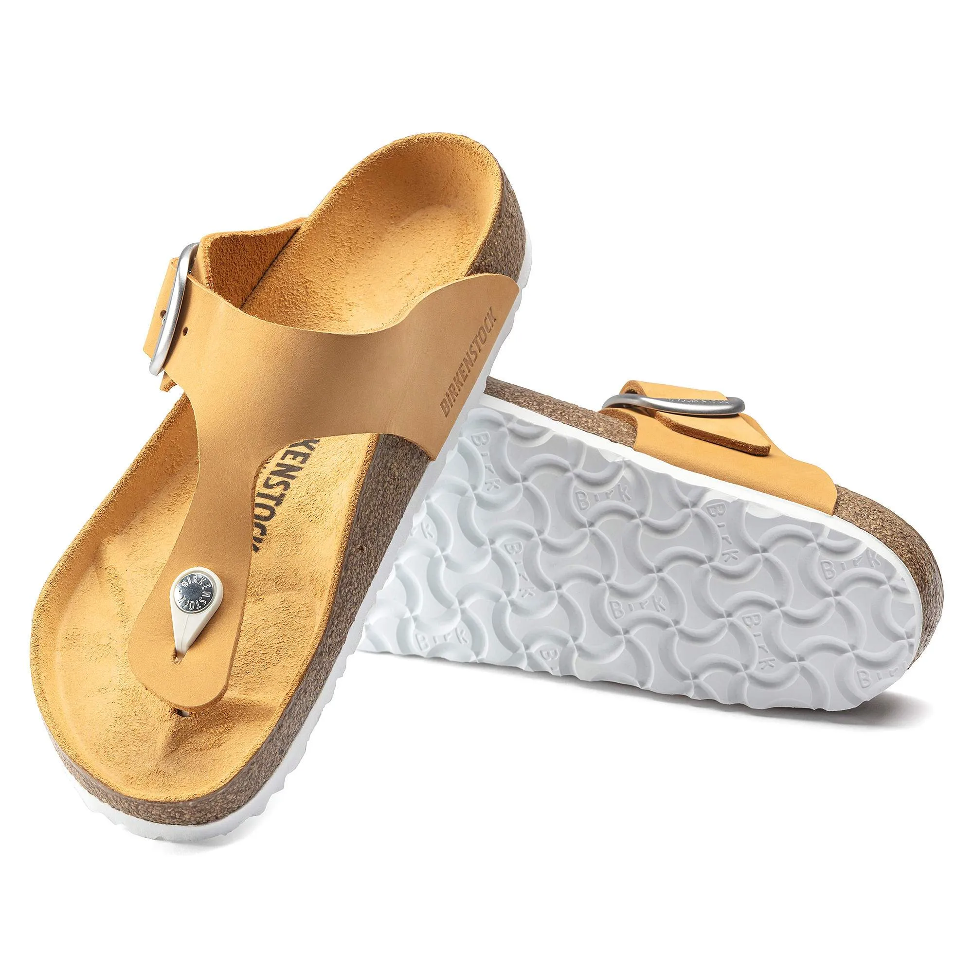 Gizeh Big Buckle Nubuck Leather