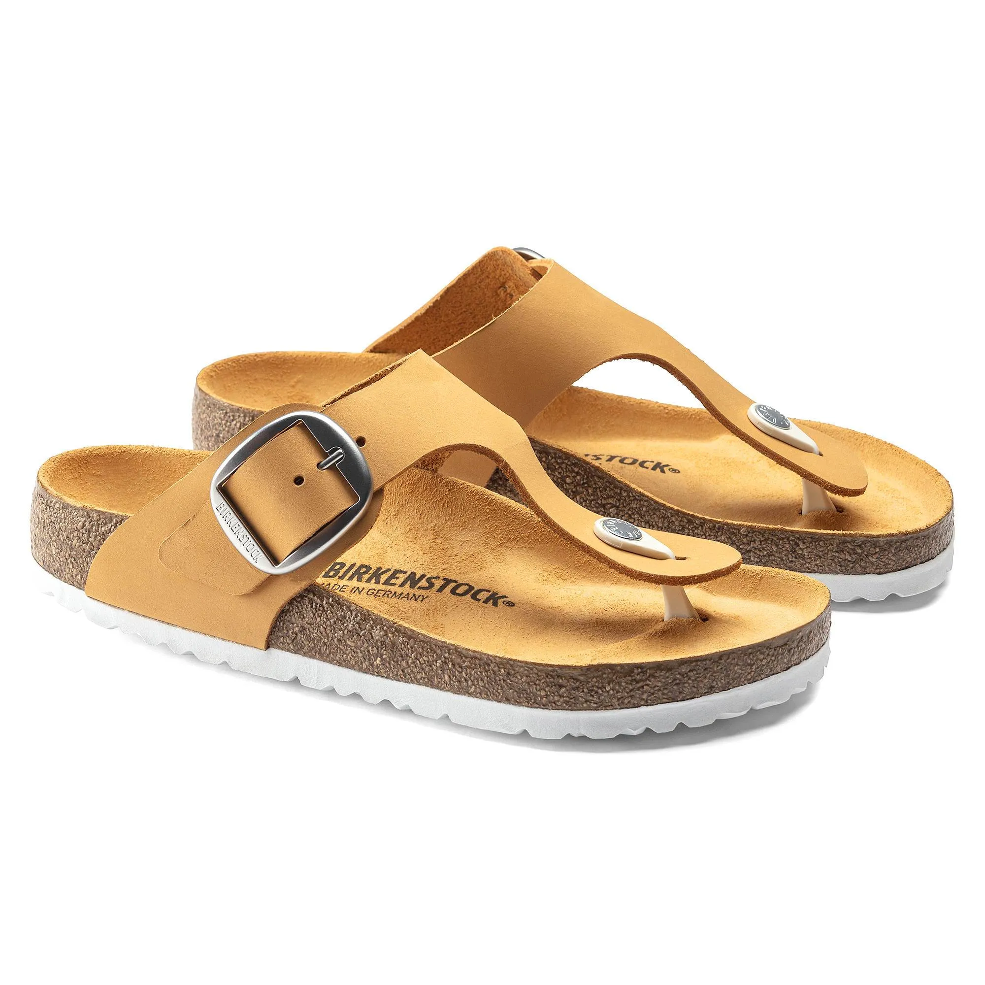 Gizeh Big Buckle Nubuck Leather