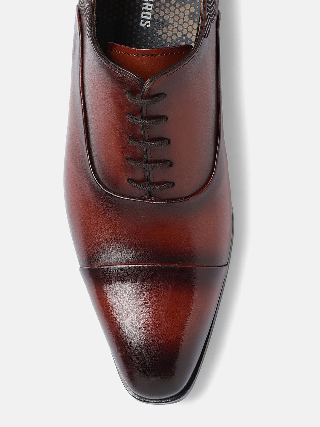 Gordon And Bros Tan Men Derby Lace Up Shoes