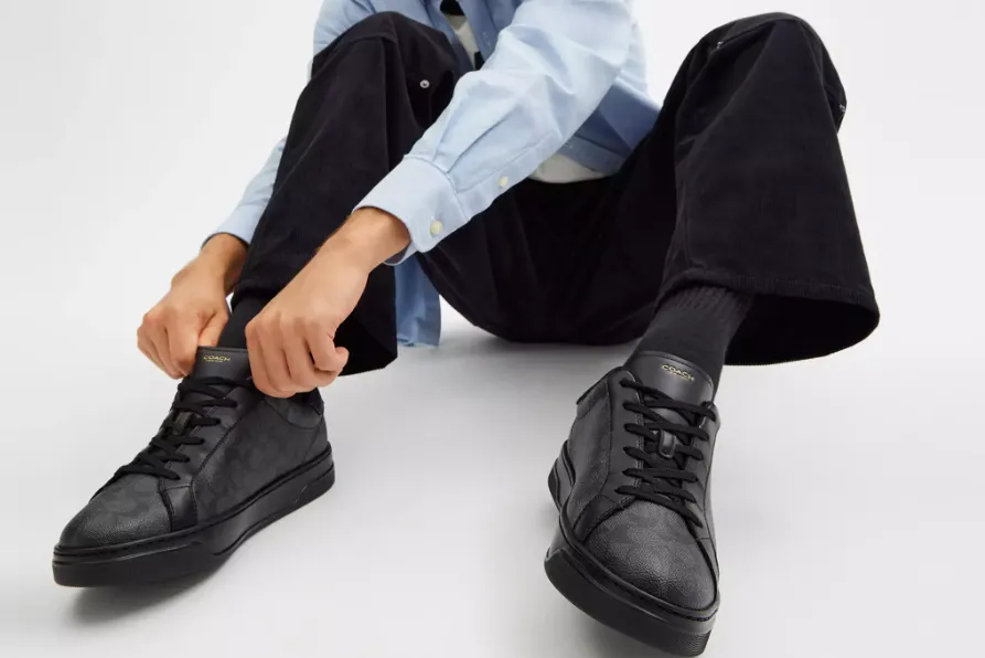 High Line Sneaker In Signature Canvas