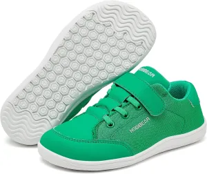HOBIBEAR Kids Barefoot Shoes Wide Toe Box Zero Drop for Boys Girls Toddler Little Big Kid Walking Minimalist Sneaker