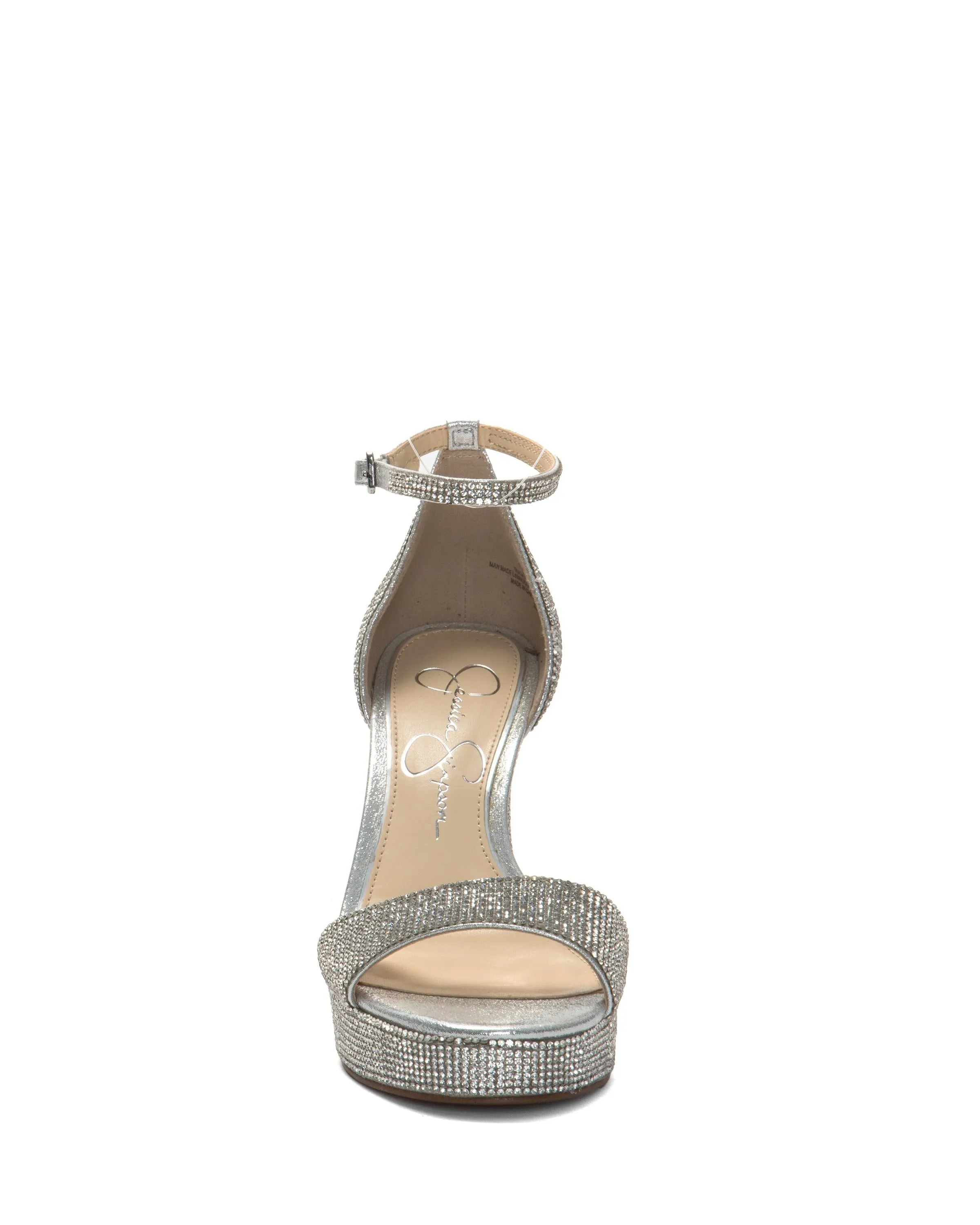 Jessica Simpson Women's Fonilda2 Silver/Shimmersand Gel Hotfx M