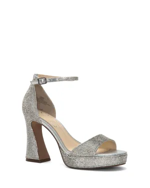 Jessica Simpson Women's Fonilda2 Silver/Shimmersand Gel Hotfx M