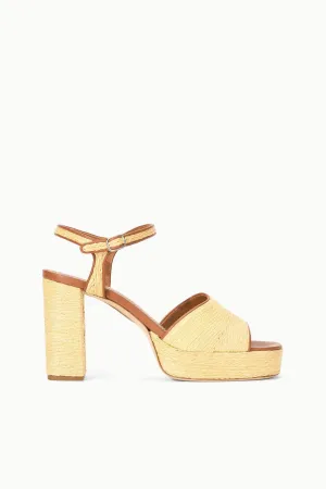 JODIE PLATFORM HEEL | NATURAL
