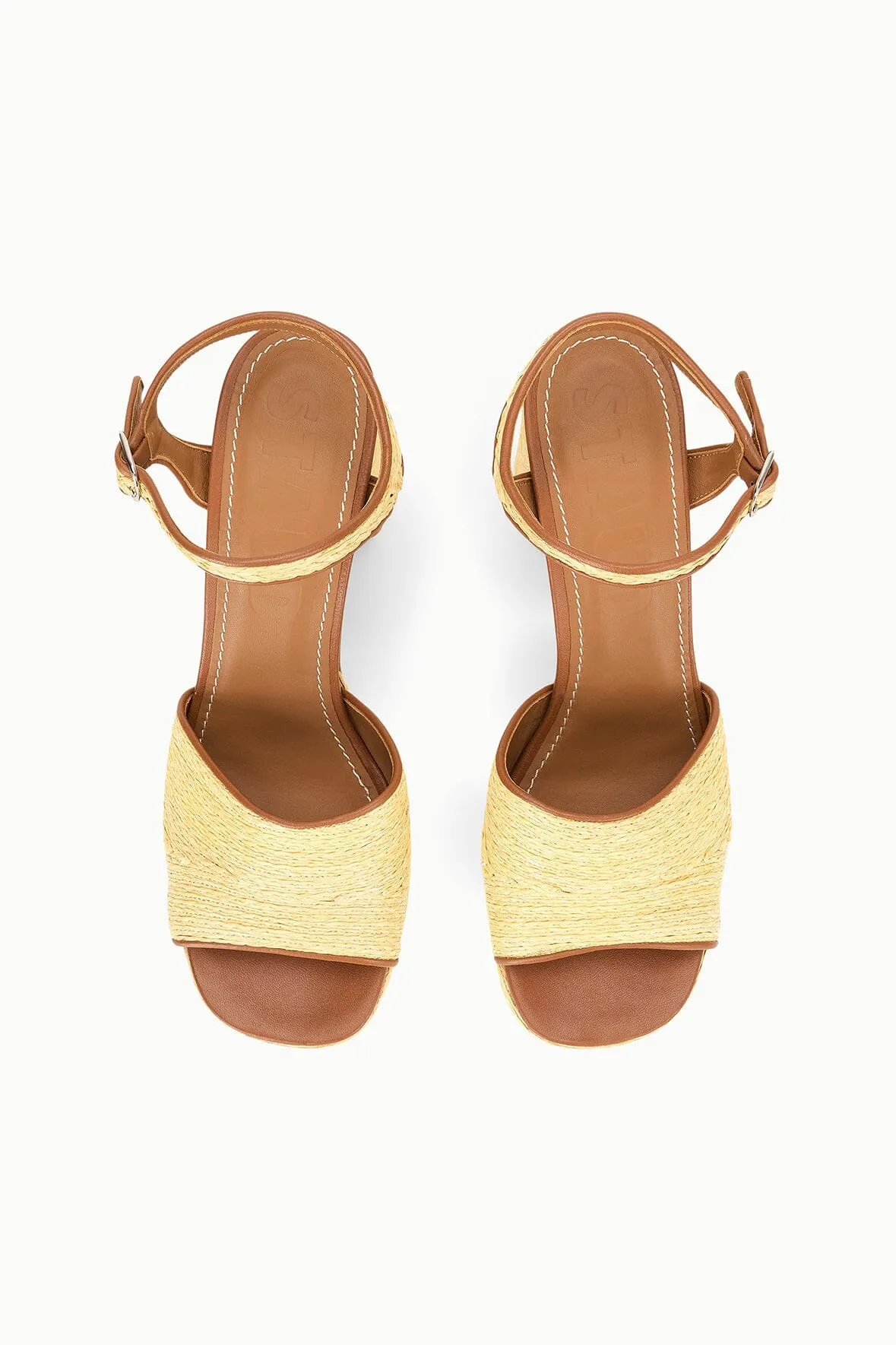 JODIE PLATFORM HEEL | NATURAL