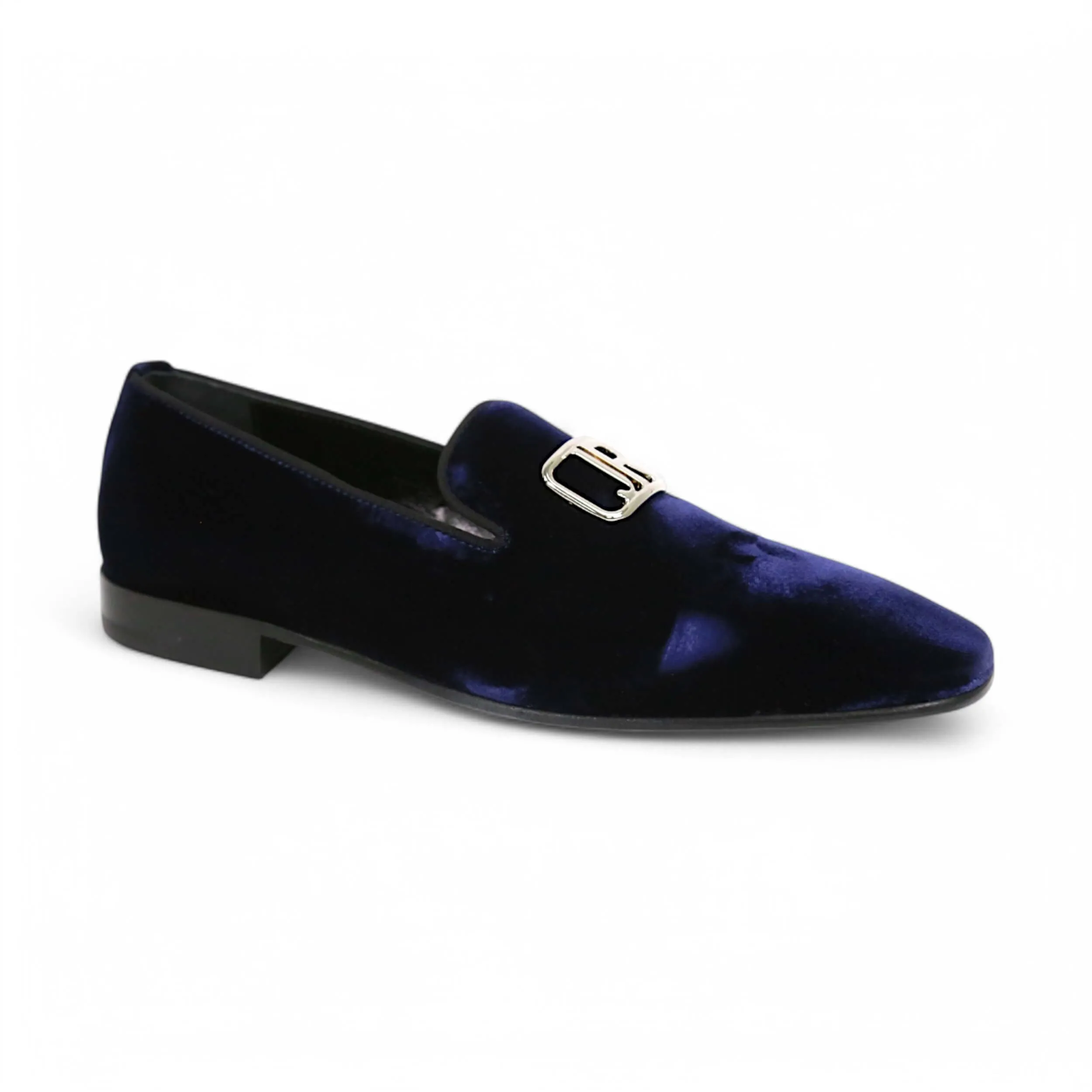 John Richmond 12286 Men's Shoes Velvet Slip-On Loafer (JR1008)